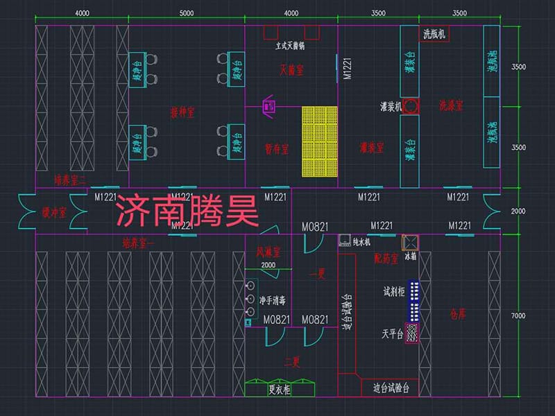 1000平米草莓视频在线免费室平麵設計圖